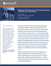 Effective OPC security for industrial automation control systems