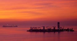 Creating a beautiful island setting and an environmental-friendly ecosystem for profitable offshore oil recovery was the goal wh Creating a beautiful island setting and an environmental-friendly ecosystem for profitable offshore oil recovery was the goal wh