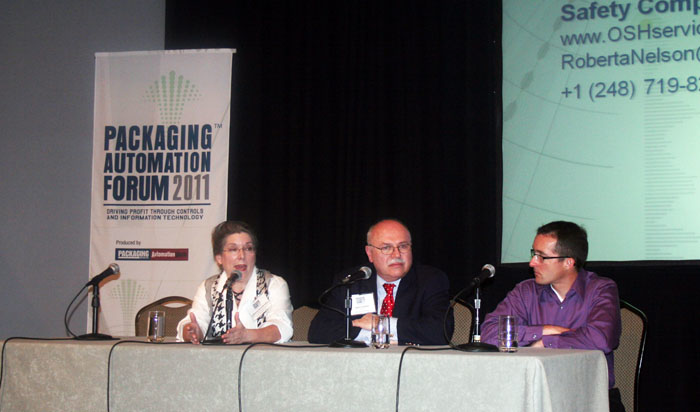 Roberta Nelson Shea discusses the need for risk assessment to be included in safety standards. Also included are Dave Herrington