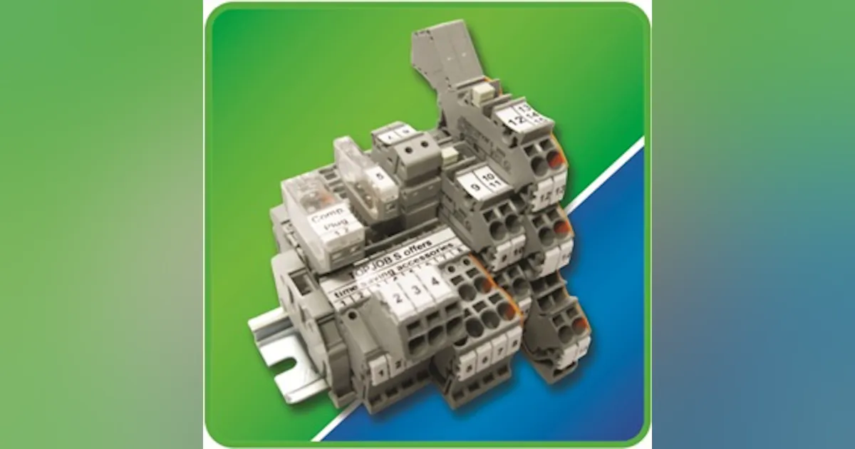 Terminal Block Line Features 20 New Accessories | Automation World