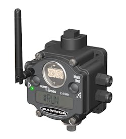 Banner Engineering's SureCross MultiHop industrial radios connect to existing plant-wide control system's I/O devices. Banner Engineering's SureCross MultiHop industrial radios connect to existing plant-wide control system's I/O devices.