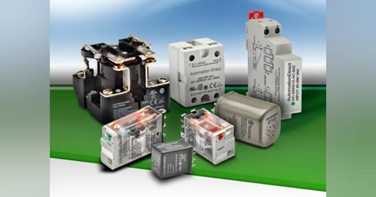 In Line Relay AutomationDirect Expands Industrial Relay Line | Automation World