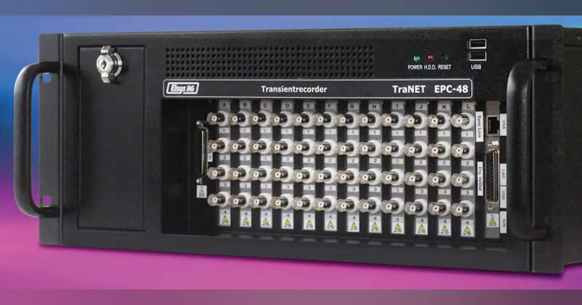 Transient Machine Transient Recorder System | Automation World