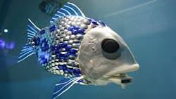 University of Essex robotics research shows fish propulsion to be more effective than propellors.