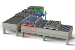Aw 8439 Sti782 Palletizer Illustration Aw 8439 Sti782 Palletizer Illustration