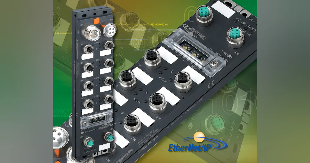 Belden Inc: EtherNet/IP I/O Modules | Automation World