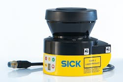 Sick&apos;s S300 Mini safety laser scanner. Source: Sick.