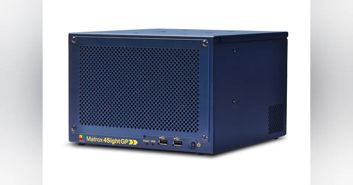Matrox: Embedded Industrial Computer for Image Capture | Automation World