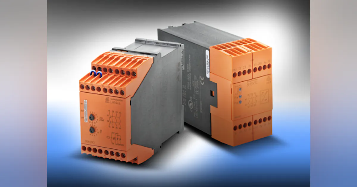 Dold Relay Rear View Dold Safety Speed Relay Modules Added to Company's Line | Automation World