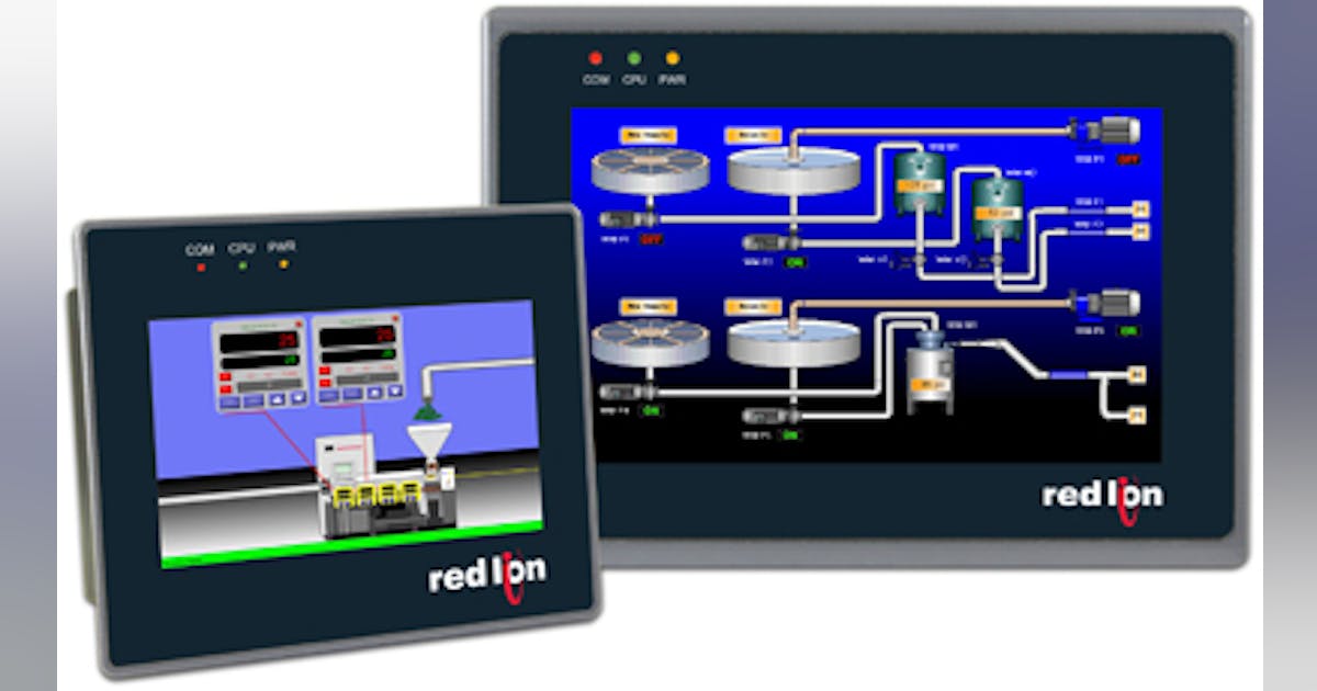 Red Lion : Enhanced Operator Interface Panels Drive Productivity ...