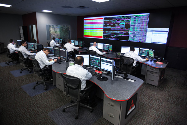 The 24-hour Remote Monitoring Center in Orlando, Fla., where operators and engineers have the ability to trend up to 1,000 to 3,000 points of data per second.