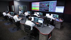 The 24-hour Remote Monitoring Center in Orlando, Fla., where operators and engineers have the ability to trend up to 1,000 to 3,000 points of data per second.
