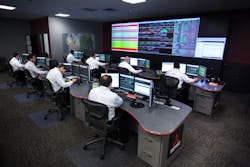 The 24-hour Remote Monitoring Center in Orlando, Fla., where operators and engineers have the ability to trend up to 1,000 to 3,000 points of data per second. The 24-hour Remote Monitoring Center in Orlando, Fla., where operators and engineers have the ability to trend up to 1,000 to 3,000 points of data per second.