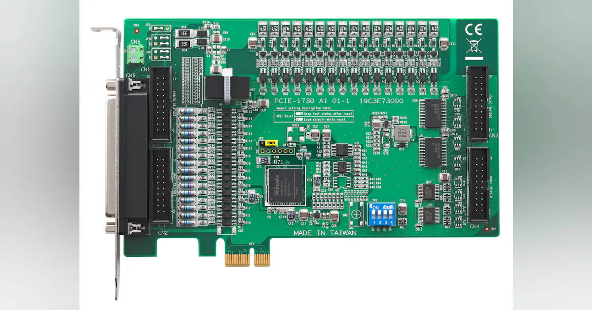 Daq Card Advantech Corporation: Low Density Combined Isolated/TTL PCI Express ...