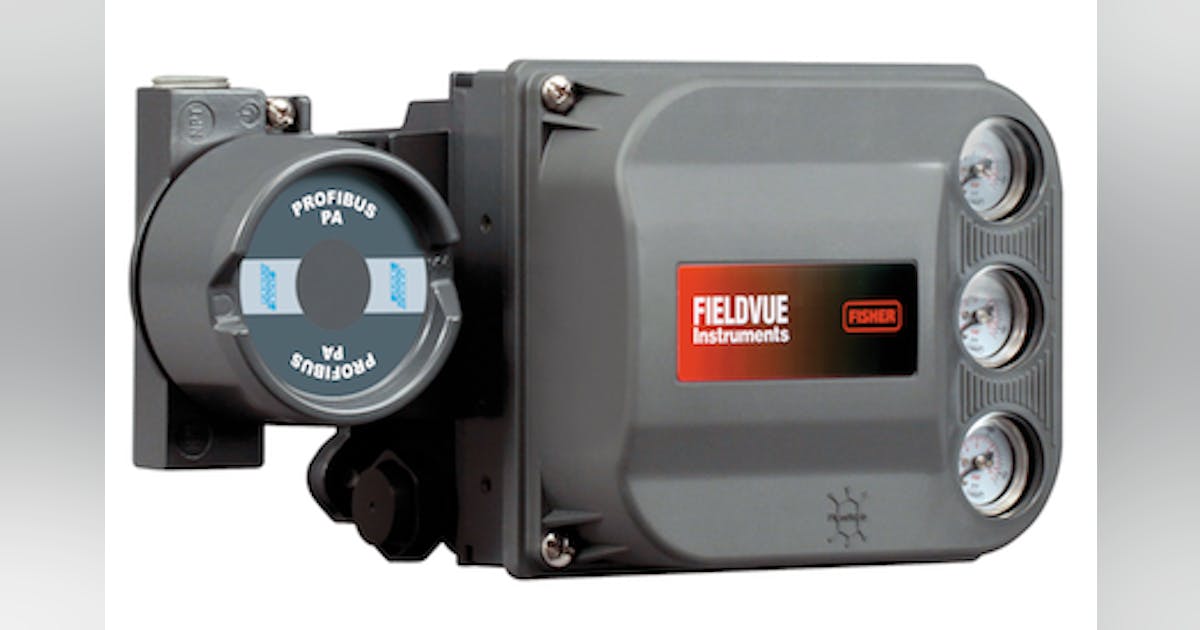 Emerson Process Management: Profibus PA Added to Digital Valve ...
