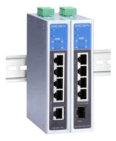 Aw 13616 Eds G205a 4poe 1gsfp Din Rail