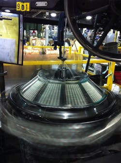 High Speed Cable Braider at Belden Plant in Richmond. High Speed Cable Braider at Belden Plant in Richmond.