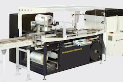 In the SXJ mobil, the hoist drive of the seal bar is built with Lenze MCS dynamic synchronous servo motors. In the SXJ mobil, the hoist drive of the seal bar is built with Lenze MCS dynamic synchronous servo motors.