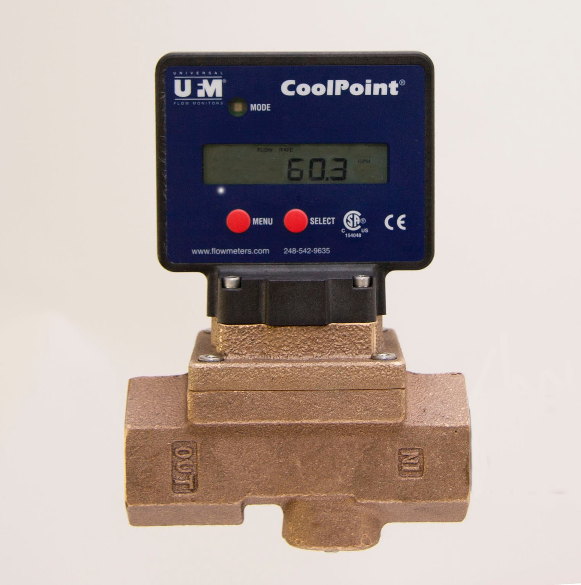 Universal Flow Monitors, Inc BatteryPowered Vortex Shedding