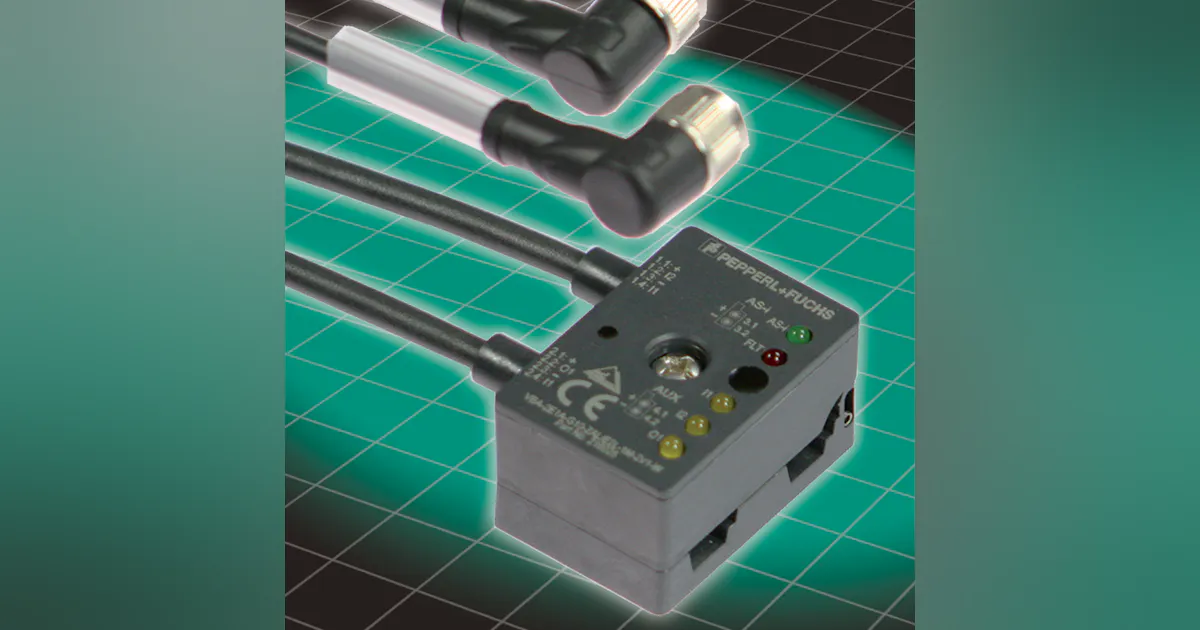 Pepperl+Fuchs : AS-Interface Actuator Module with Two Outputs ...