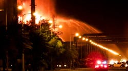 This fire at Formosa Plastics in Taiwan in late July 2010 was eighth in series of fires that caused the plants to be shut down by the government, then have to be recertified by T&Uuml;V. Photo source: http://taiwansousa.blogspot.com /MFCU.