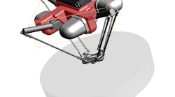 A rendering of the Adept Quattro s650H robot. A rendering of the Adept Quattro s650H robot.