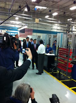 Treas. Sec. Lew Visits Plant Treas. Sec. Lew Visits Plant