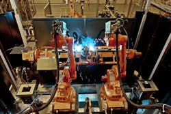 Aw 15357 Sterling Axle Inside The Arc Weld Cell Aw 15357 Sterling Axle Inside The Arc Weld Cell