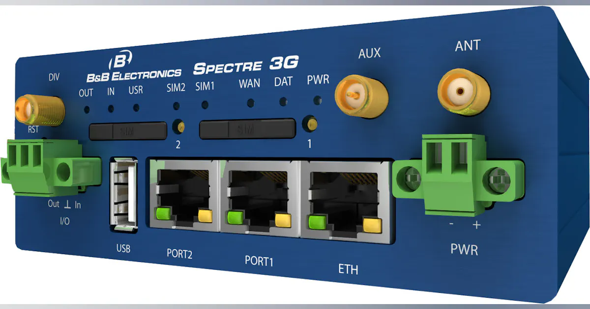 Spectre Router Wi-Fi and Cellular Industrial Router | Automation World