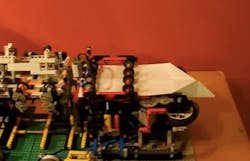 Lego Mindstorms Paper Airplane Folding Machine