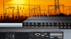 The high-density layer 2 compact rack switch Ruggedcom RSG2488 from Siemens supports up to 28 ports in a 1U chassis.