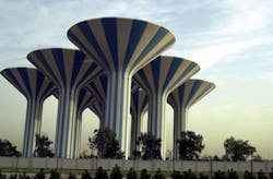Aw 15791 Kuwait Water Towers
