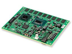 One of the current rugged COM Express modules, the bCOM6-L1400, featuring the Intel Core i7 processor for applications with multiple graphic functions or high-end computing needs.