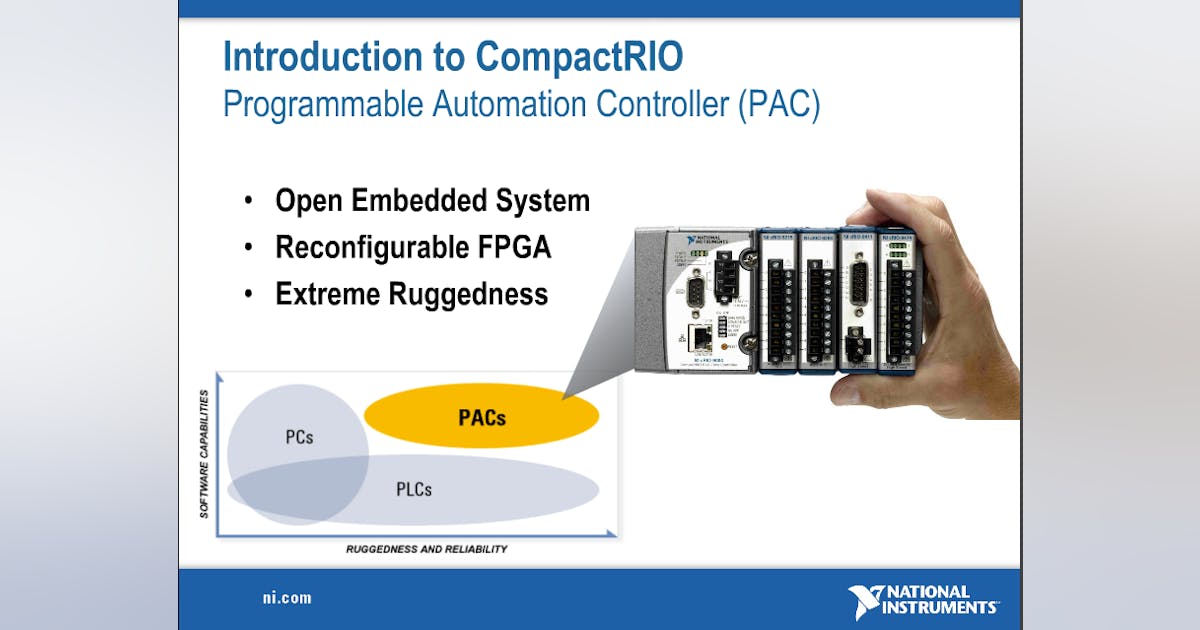 Introduction to CompactRIO Programmable Automation Controller (PAC ...