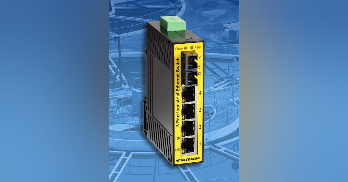 Turck: Turck In-Cabinet, IP20 Ethernet Switches Feature Fiber Converter ...