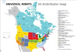 Aw 16237 North American Distributor Map Aw 16237 North American Distributor Map