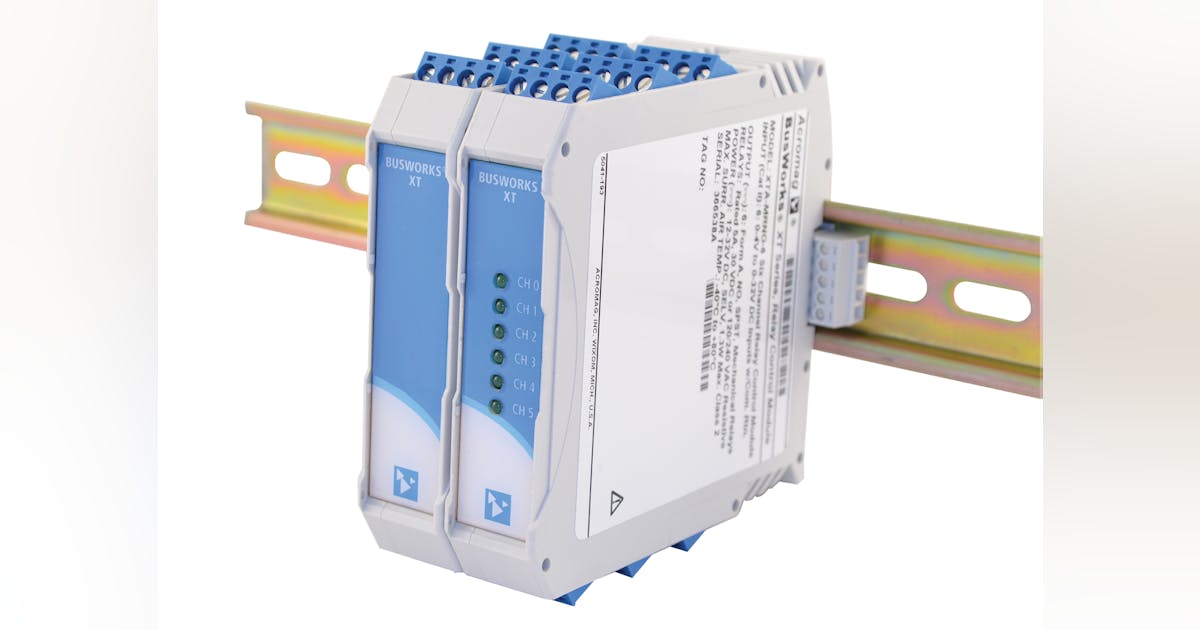Acromag: Six-Channel Interposing Relay and Optocoupler Modules ...