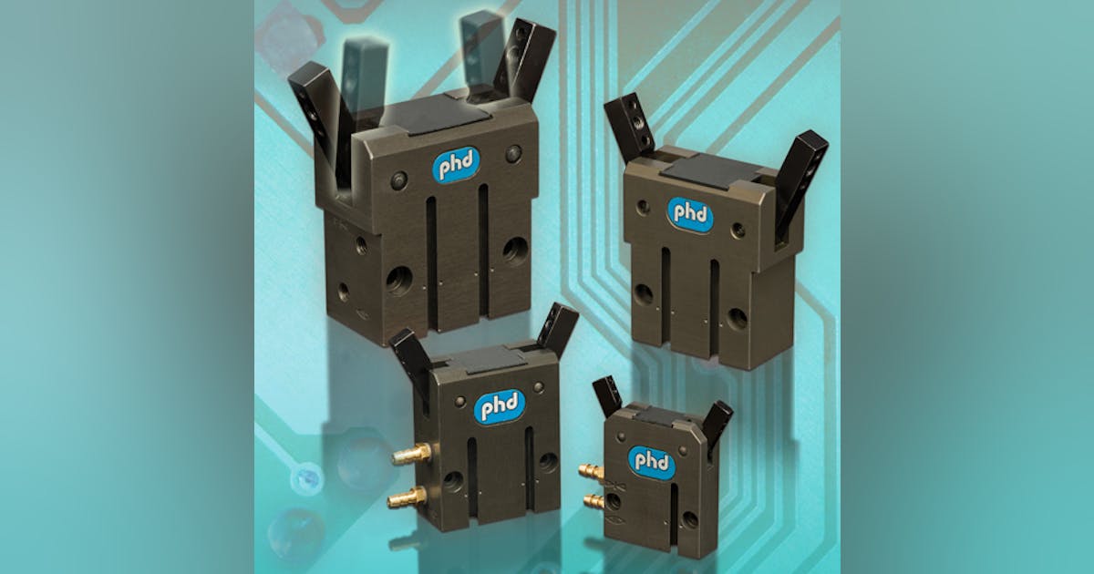 PHD Releases New Compact Precision Angular Pneumatic Gripper