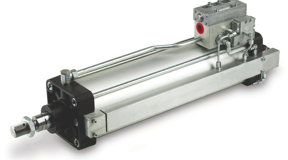 Aluminum plants can use ICB cylinders like this, which range in size from about 5 to 8 inches in diameter and 1 to 1.5 feet long. Source: Parker Hannifin