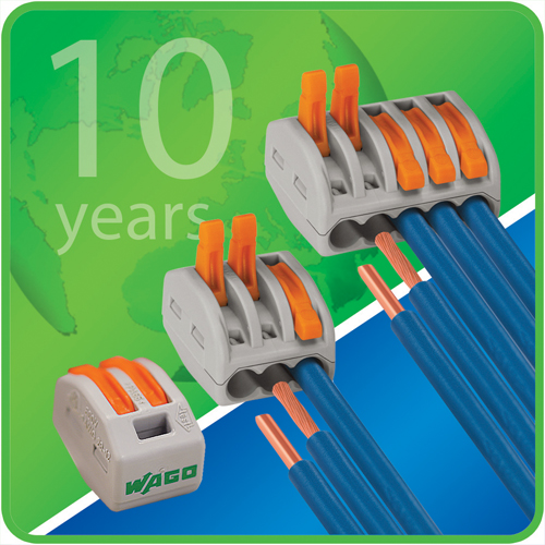 Wago Lever-Nut celebrate 10 years