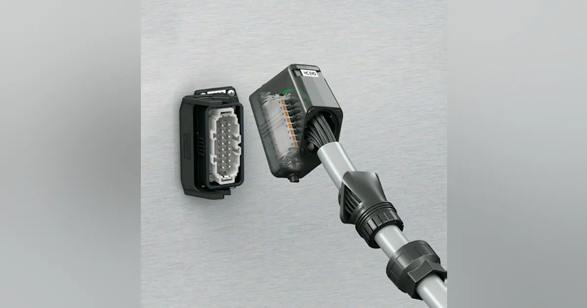 Rectangular Cordset Plug Heavy-duty rectangular plug connector system | Automation World