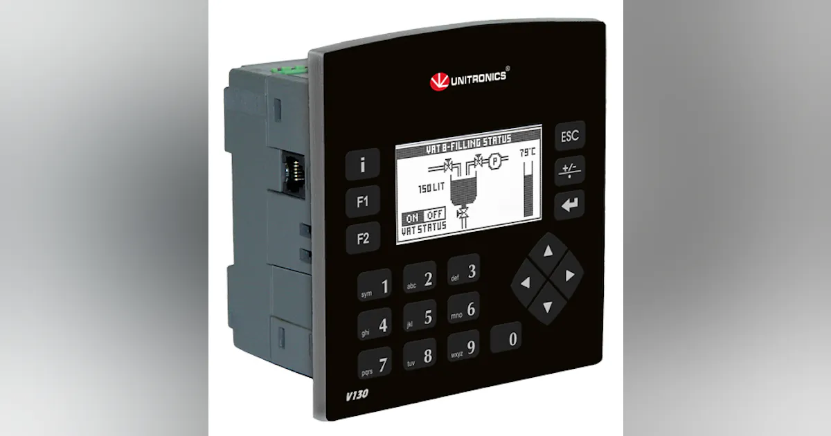 Unitronics Panel Plus Unitronics: PLC with Flat-Fascia HMI | Automation World