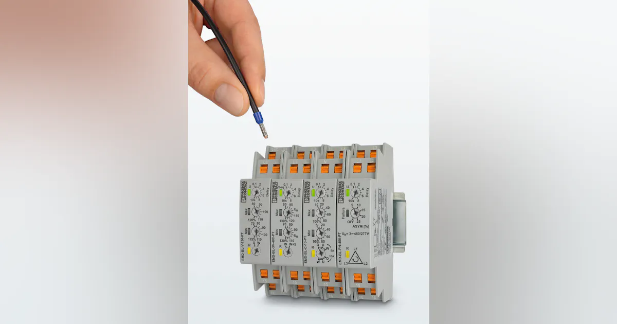 Phoenix Contact: Basic Electronic Monitoring Relays | Automation World