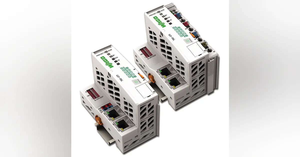 Wago Profinet Module Wago: PROFINET I/O Fieldbus Couplers | Automation World