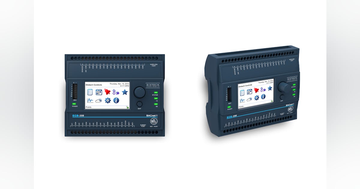 Distech Controls: HVAC controllers with BACnet and LONWORKS ...