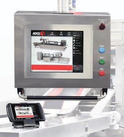 Big leap. HMI technology takes a big step forward with ADCO&rsquo;s introduction of the InterACT&trade; runtime application. Its impressive functionality can also be accessed on a hand-held mobile device.