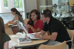 Engineering students study at the University of Utah's Warnock Engineering Building. Engineering students study at the University of Utah's Warnock Engineering Building.