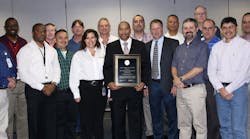 Dow Chemical&rsquo;s Deer Park Acrylates Trip Reduction and Site Leadership teams receive the 2013 HART Plant of the Year Award.