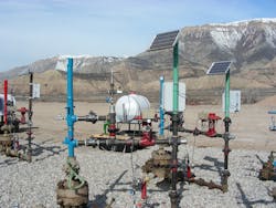 WavePoint can poll sensor data from an oil field, measuring pressure, temperature, flow, etc., and send the data back to a central location.