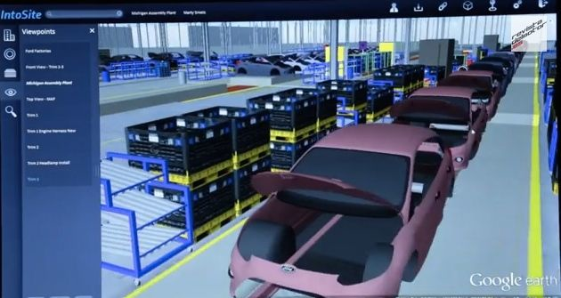 Ford Uses Google Earth for Manufacturing Collaboration
